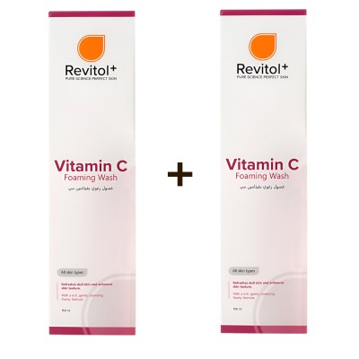 ريفيتول غسول فيتامين سي لتفتيح وتوحيد لون البشرة 150 مل (١+١ مجانًا)