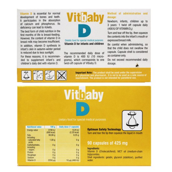 VITBABY D 90CAPSULES
