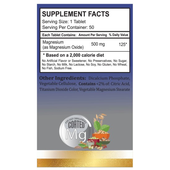 BIOBOLICS MAGNESIUM 500 MG 50 TABS