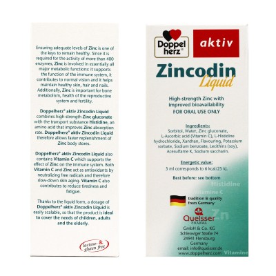 Doppelherz ZINCODIN LIQUID 100ML