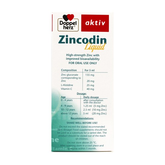 Doppelherz ZINCODIN LIQUID 100ML
