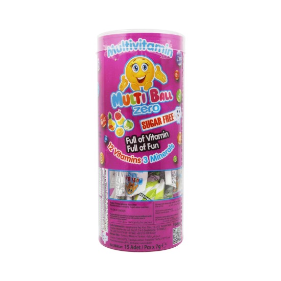 مالتي بول متعدد الفيتامينات خالي من السكر 15 حبة