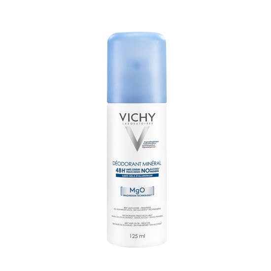 فيشي بخاخ مزيل العرق الغني بالمعادن لمدة 48 ساعة 125 مل