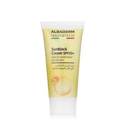ألباديرم واقي الشمس للبشرة المختلطة والدهنية خالي من العطور 50مل