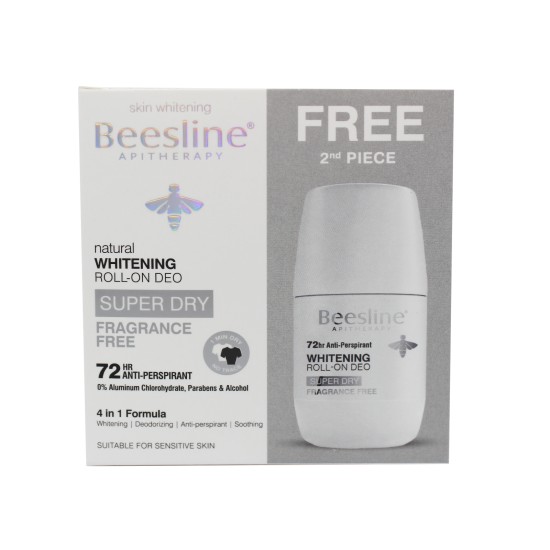بيزلين رول اون للتفتيح خال من العطر 50 مل 1+1(عرض)