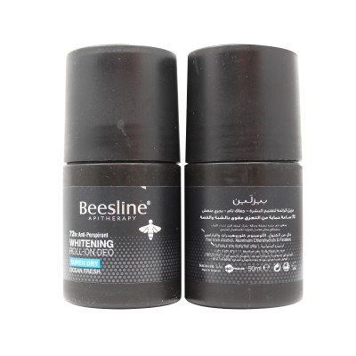  بيزلين رول اون مزيل للعرق  سوبر دراي بحري منعش 50 مل1+1(عرض)