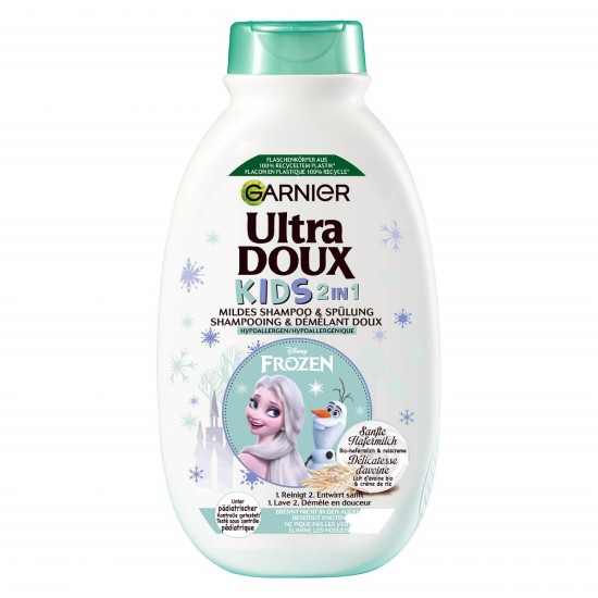 Garnier doux kids 2 in1 shampoo oat rice cr & oat milk 400 ml