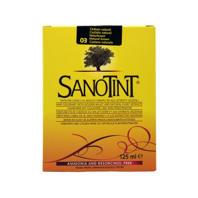 سانوتنت صبغة شعر 3 بني طبيعي مغمق