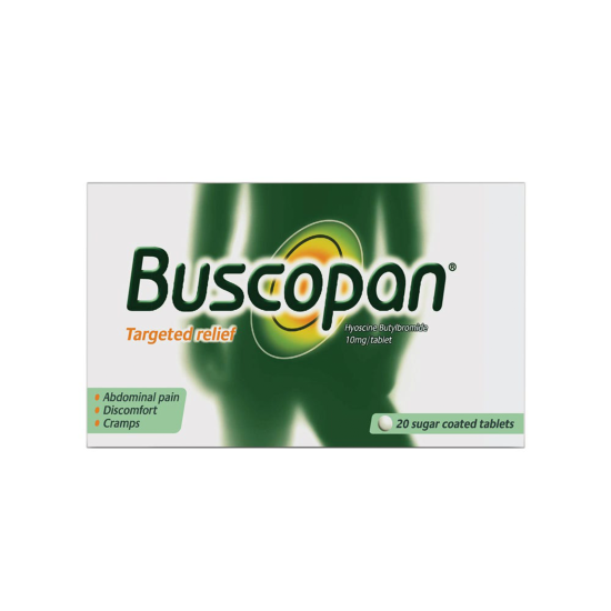 Buscopan .Tab.20Tab.to.Relieve.stomach.cramps.pain.Spirit.Pharmacy