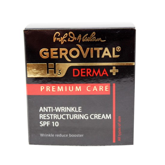 جيروفيتال H3 بريميوم كير المضاد للتجاعيد بعامل وقاية من أشعة الشمس 10 كريم 50 مل