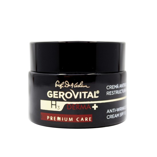جيروفيتال H3 بريميوم كير المضاد للتجاعيد بعامل وقاية من أشعة الشمس 10 كريم 50 مل