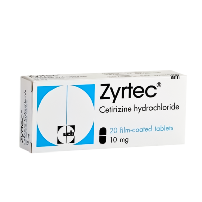 زيرتك 10 مجم 20 قرص