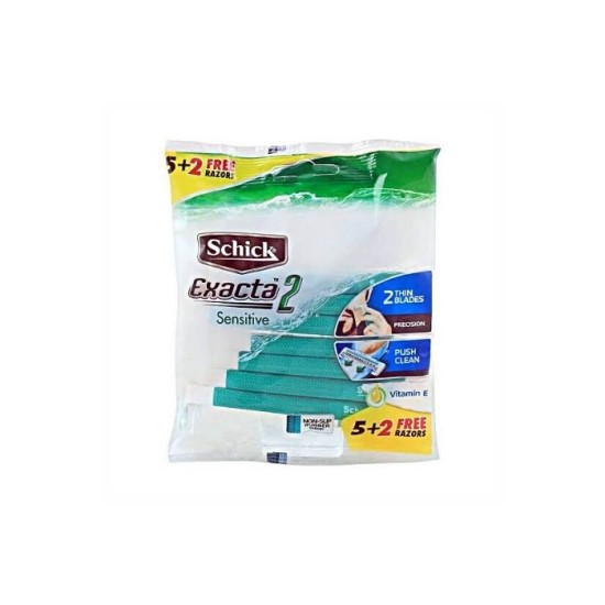 شيك اكزاكتا شفرات البشرة الحساسة للرجال 5+2 مجانا 