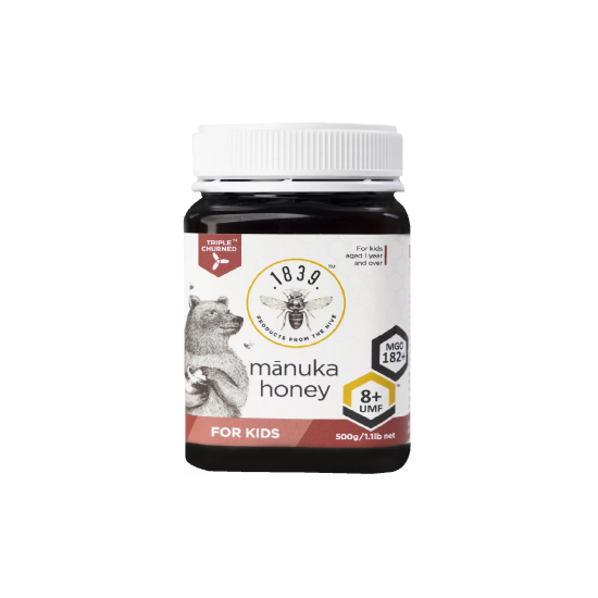 عسل المانوكا 1839 للأطفال UMF 8+ 182 MGO 500 جرام  