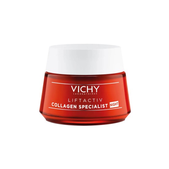 فيشي ليفت أكتف كولاجين + فيتامين سي كريم ليلي 50مل 