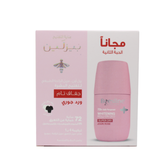 Beesline 72 Hrs Roll on Deo Whitening Super Dry Jouri Rose 50ml 1+1 {OFFER}