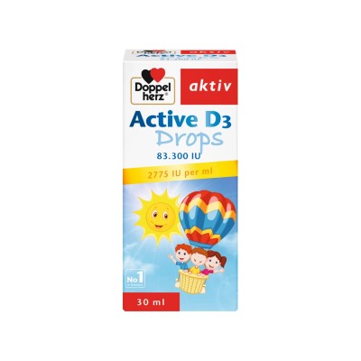 دوبل هيرز أكتف فيتامين دال نقط 30مل 