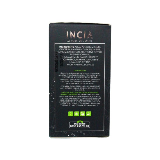 انسيا رول اون مزيل عرق طبيعي رجال 50مل 