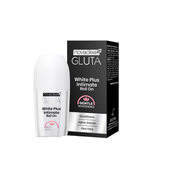 نوفاكلير.جلوتا.وايت.بلس.رول.50مل.لتفتيح.المناطق.الحساسة.صيدلية.سبيريت