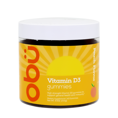 او بي يو فيتامين دال حلاو 60 قطعة 2000 وحدة 